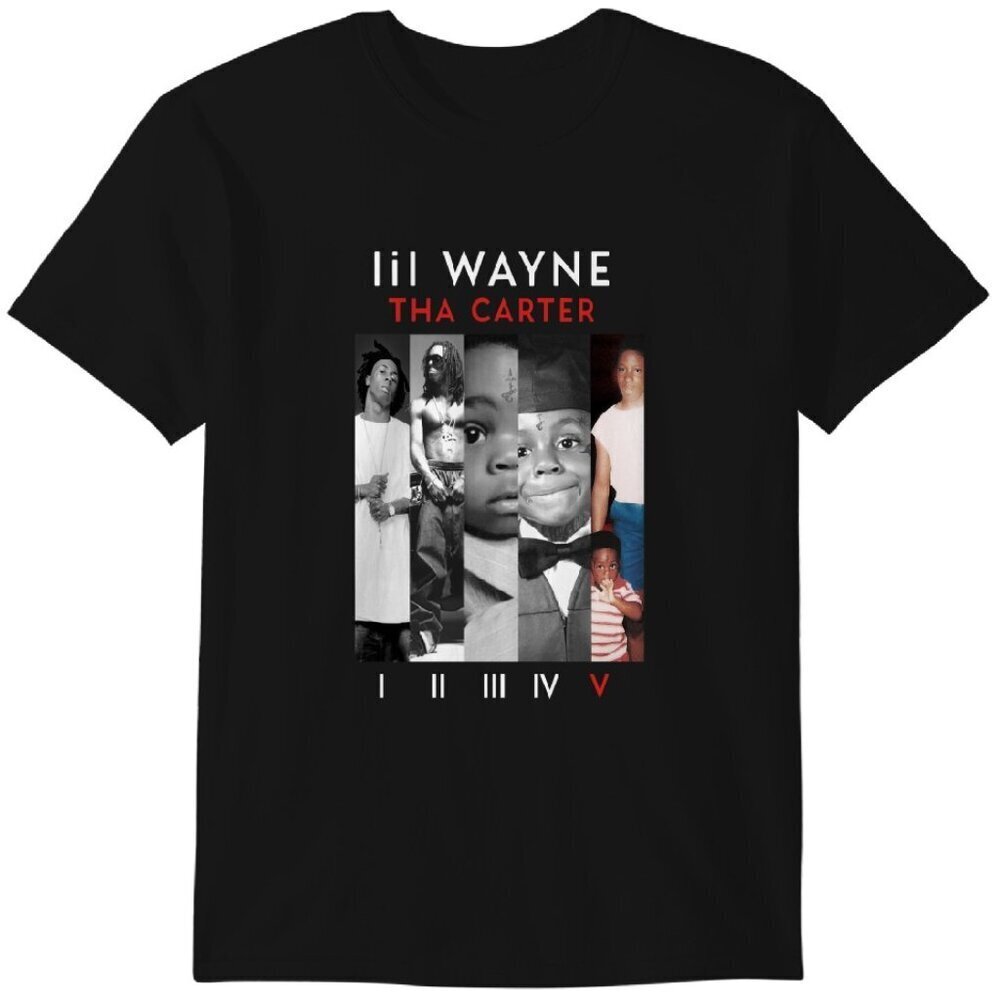 Lil Wayne Tha Carter 3 Tour Vintage Shirt  Rap Icon Unisex Tee .